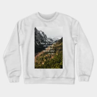 Walk with nature Crewneck Sweatshirt